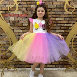Rainbow Unicorn dress