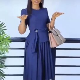 Formal Pleated Dress